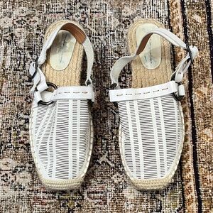 Free People White Flat Espadrilles